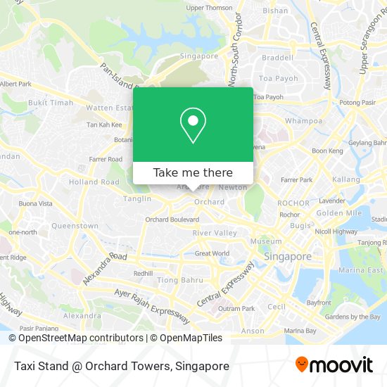 Taxi Stand @ Orchard Towers map