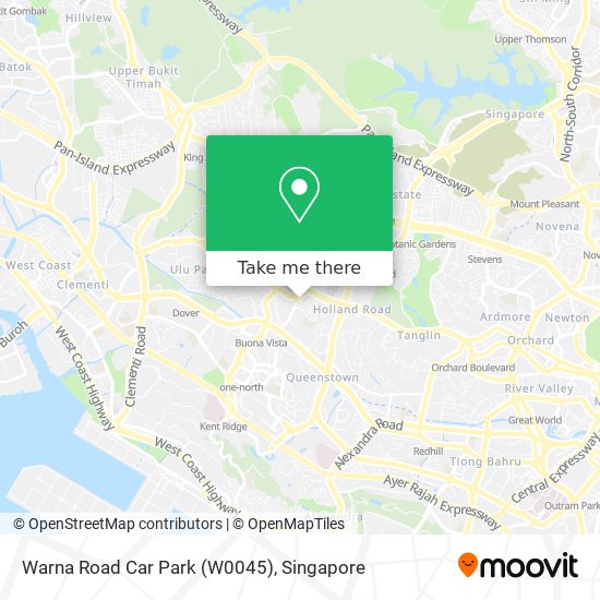 Warna Road Car Park (W0045) map