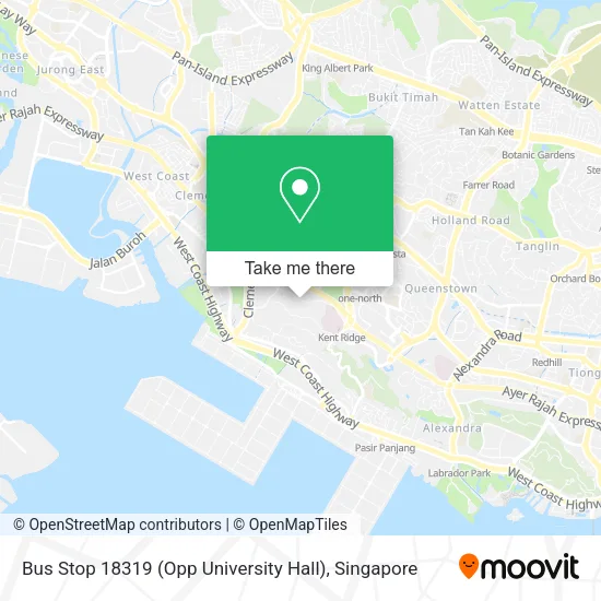 Bus Stop 18319 (Opp University Hall)地图