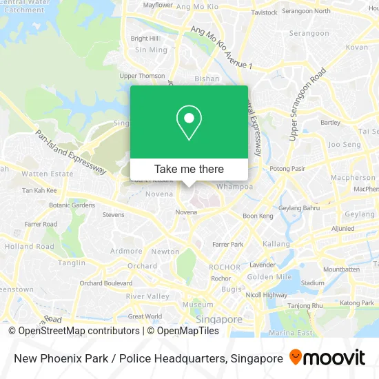 New Phoenix Park / Police Headquarters map