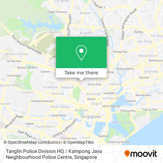 Tanglin Police Division HQ / Kampong Java Neighbourhood Police Centre map