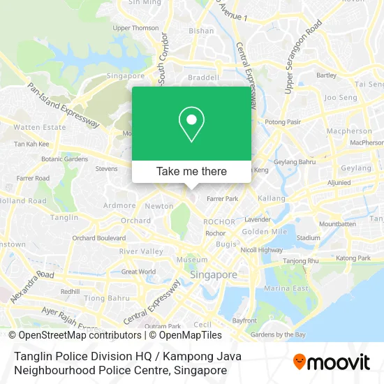Tanglin Police Division HQ / Kampong Java Neighbourhood Police Centre地图