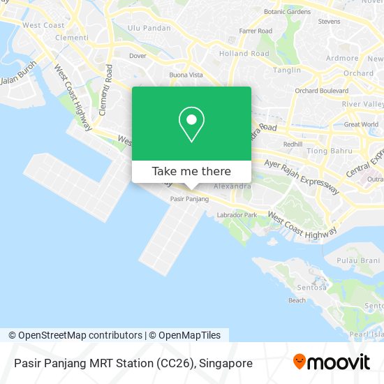 Pasir Panjang MRT Station (CC26) map