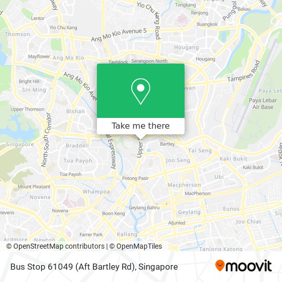 Bus Stop 61049 (Aft Bartley Rd)地图