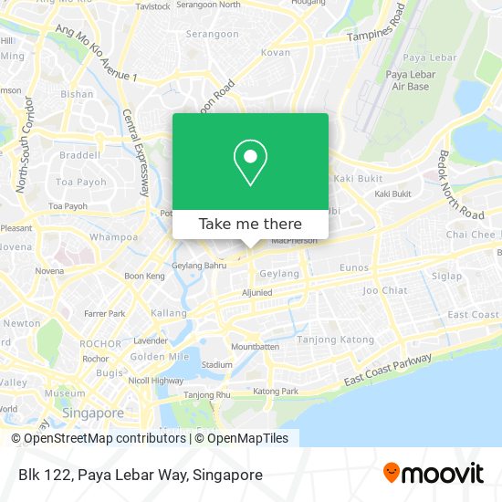 Blk 122, Paya Lebar Way地图