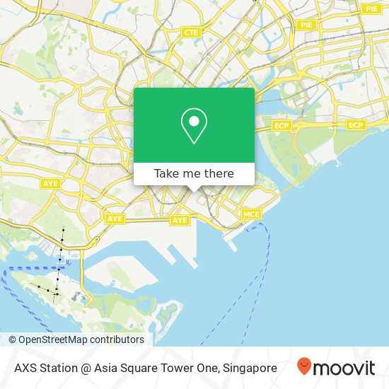 AXS Station @ Asia Square Tower One地图
