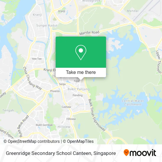 Greenridge Secondary School Canteen地图