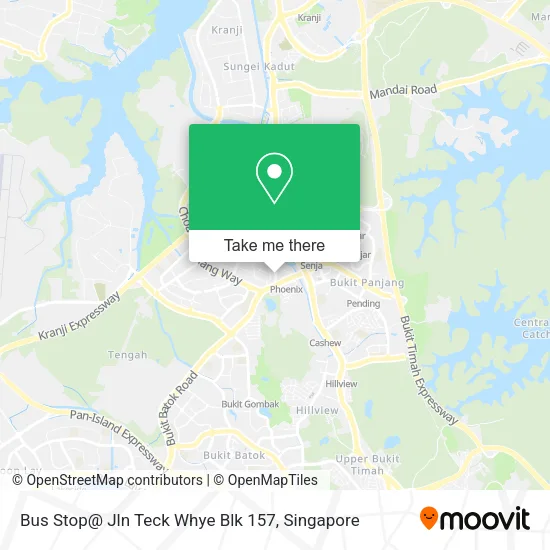 Bus Stop@ Jln Teck Whye Blk 157 map