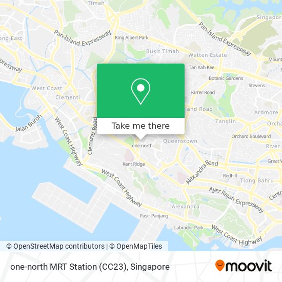 one-north MRT Station (CC23)地图