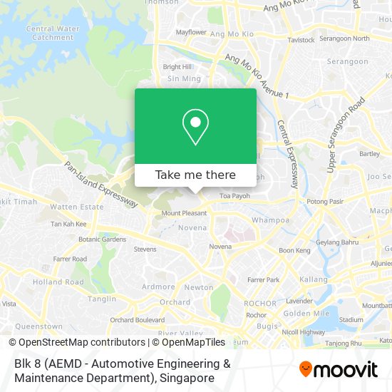Blk 8 (AEMD - Automotive Engineering & Maintenance Department) map