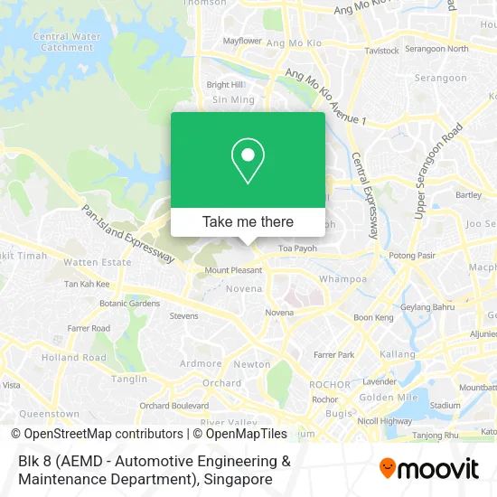 Blk 8 (AEMD - Automotive Engineering & Maintenance Department)地图