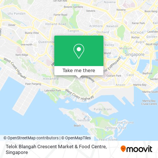 Telok Blangah Crescent Market & Food Centre map