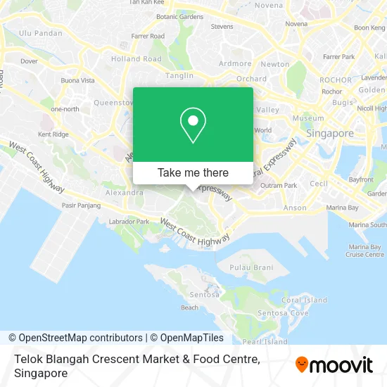 Telok Blangah Crescent Market & Food Centre map