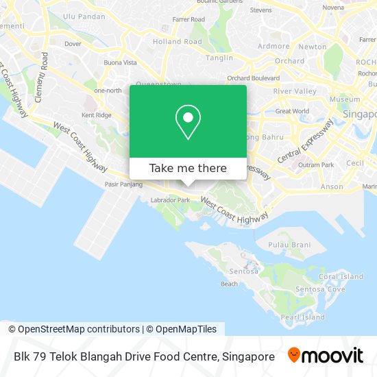 Blk 79 Telok Blangah Drive Food Centre map