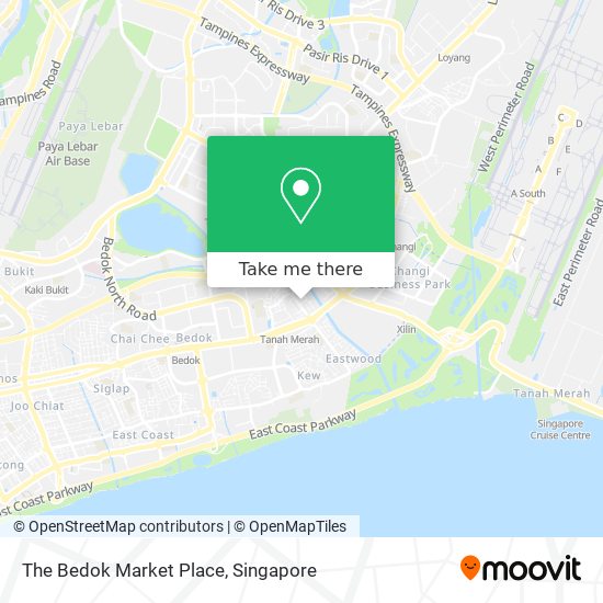 The Bedok Market Place map