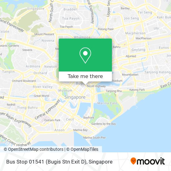 Bus Stop 01541 (Bugis Stn Exit D) map