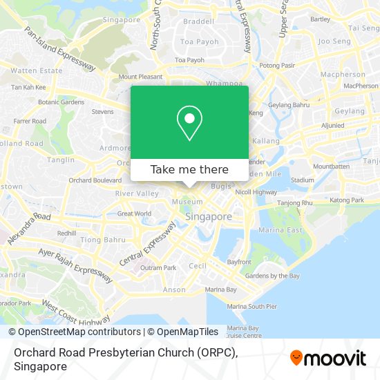 Orchard Road Presbyterian Church (ORPC)地图