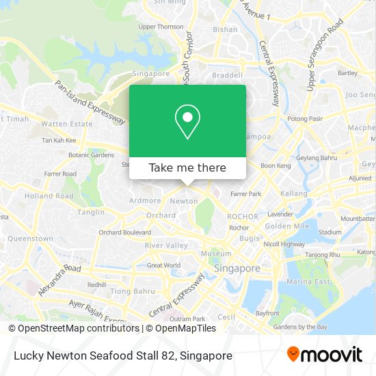 Lucky Newton Seafood Stall 82 map