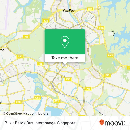 Bukit Batok Bus Interchange map