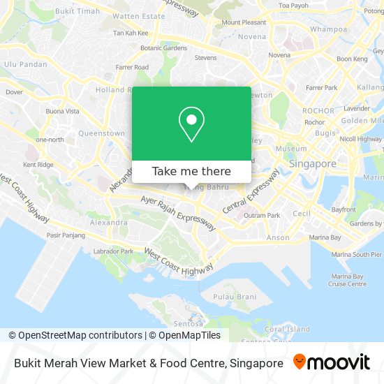 Bukit Merah View Market & Food Centre map