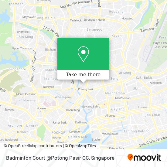 Badminton Court @Potong Pasir CC map