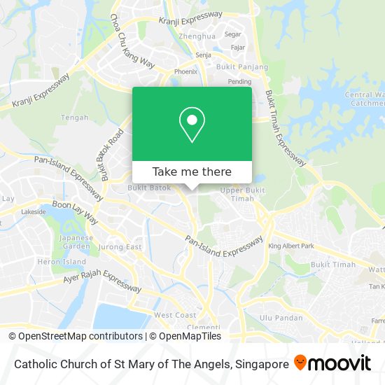 Catholic Church of St Mary of The Angels map