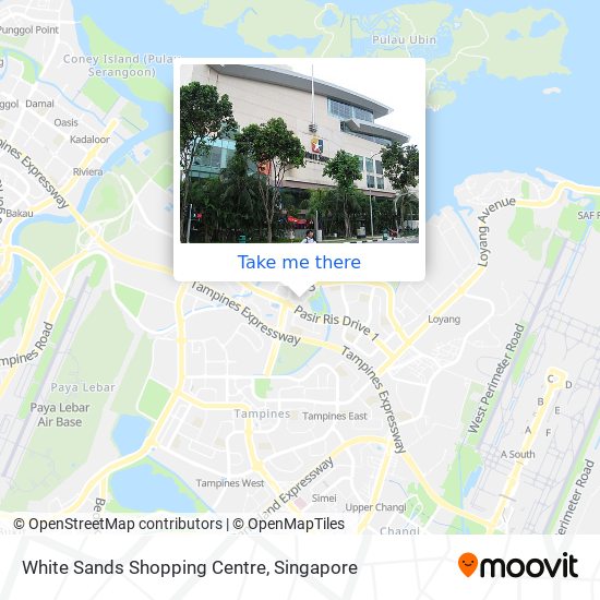 White Sands Shopping Centre地图
