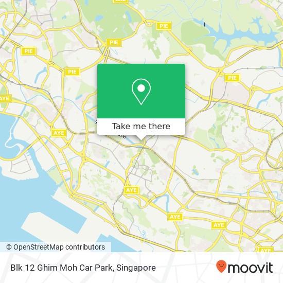 Blk 12 Ghim Moh Car Park map