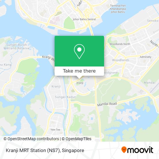 Kranji MRT Station (NS7)地图