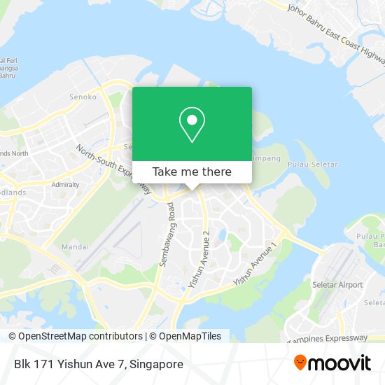 Blk 171 Yishun Ave 7地图