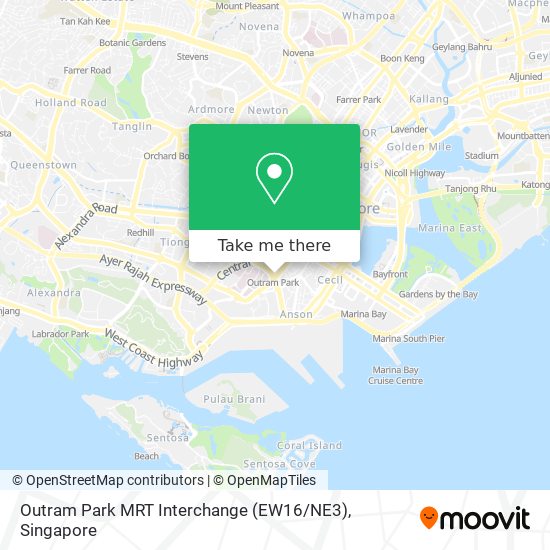 Outram Park MRT Interchange (EW16 / NE3) map