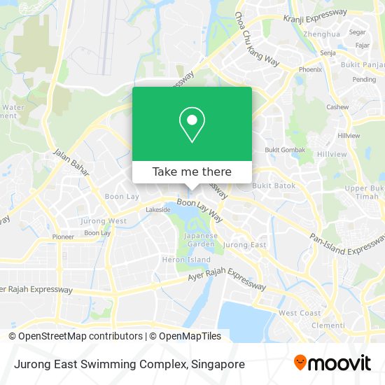 Jurong East Swimming Complex map