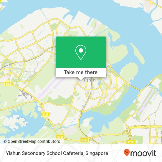 Yishun Secondary School Cafeteria地图