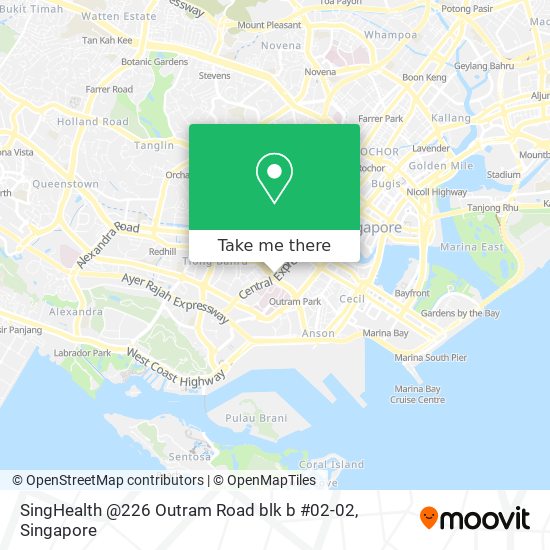 SingHealth @226 Outram Road blk b #02-02地图