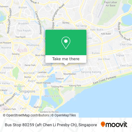 Bus Stop 80259 (aft Chen Li Presby Ch) map