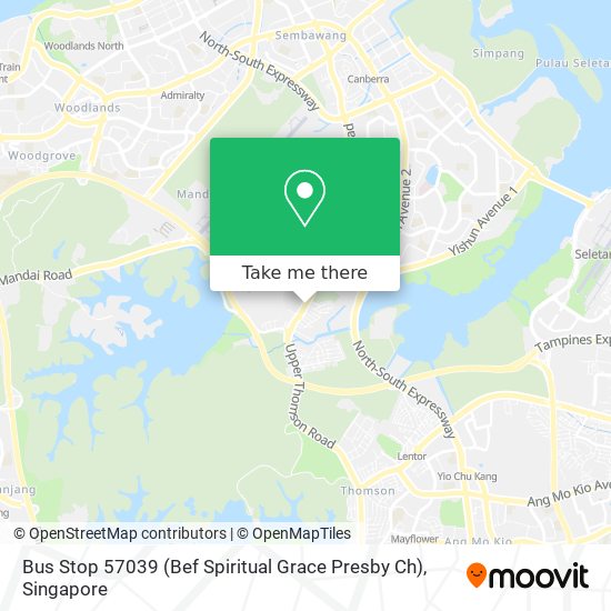 Bus Stop 57039 (Bef Spiritual Grace Presby Ch)地图