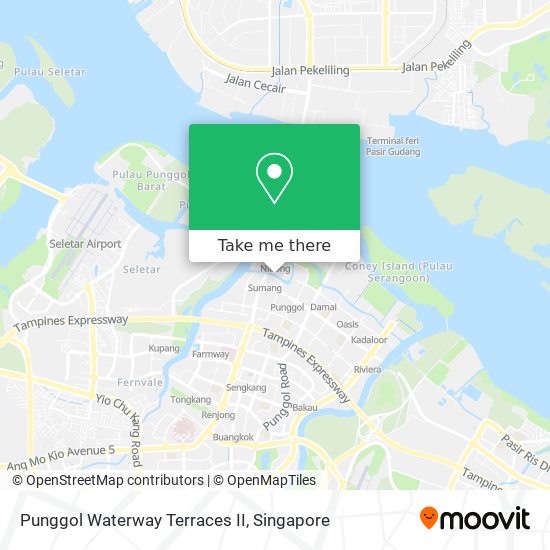 Punggol Waterway Terraces II map