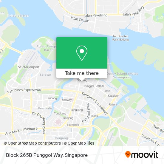 Block 265B Punggol Way map