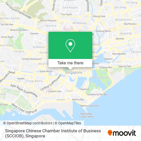 Singapore Chinese Chamber Institute of Business (SCCIOB) map