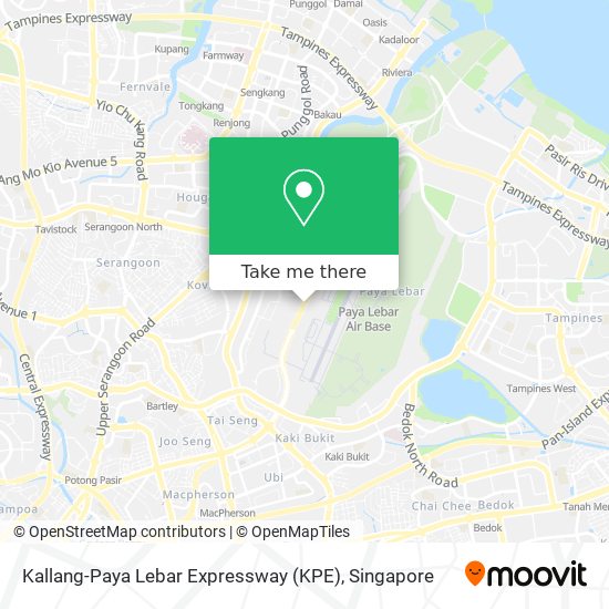 Kallang-Paya Lebar Expressway (KPE) map