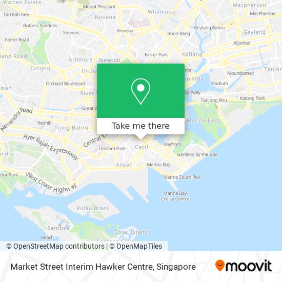 Market Street Interim Hawker Centre map