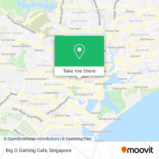 Big O Gaming Cafe地图