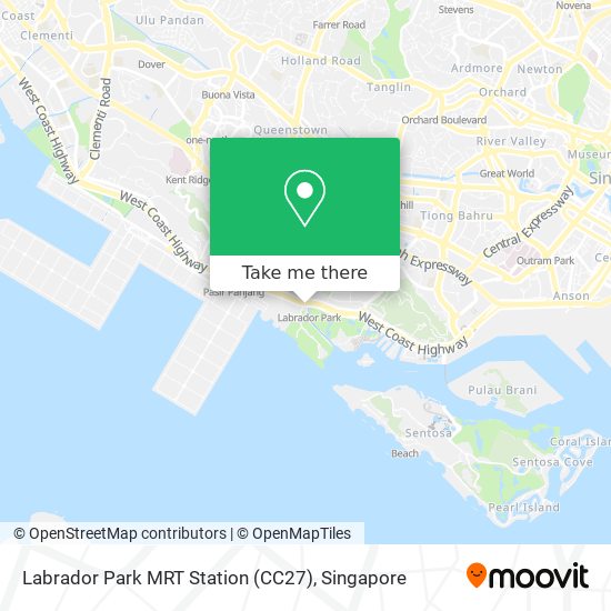 Labrador Park MRT Station (CC27) map