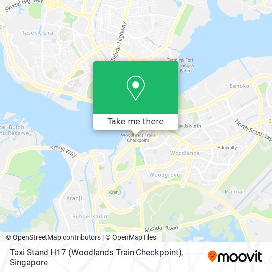 Taxi Stand H17 (Woodlands Train Checkpoint) map