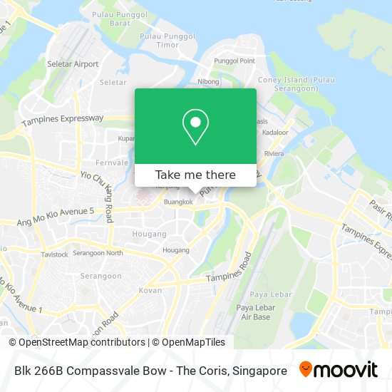 Blk 266B Compassvale Bow - The Coris map