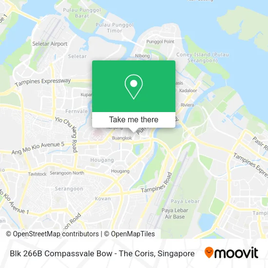 Blk 266B Compassvale Bow - The Coris map