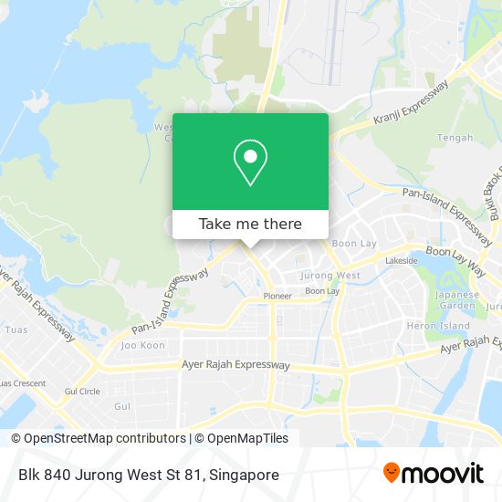 Blk 840 Jurong West St 81 map