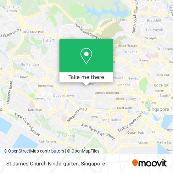 St James Church Kindergarten map