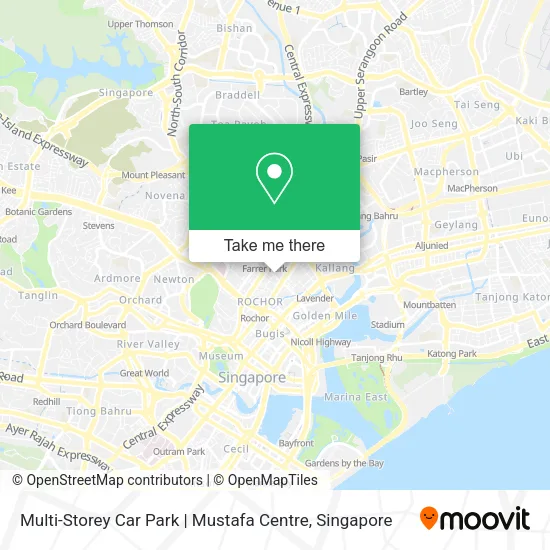 Multi-Storey Car Park | Mustafa Centre地图