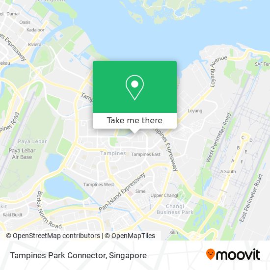 Tampines Park Connector地图